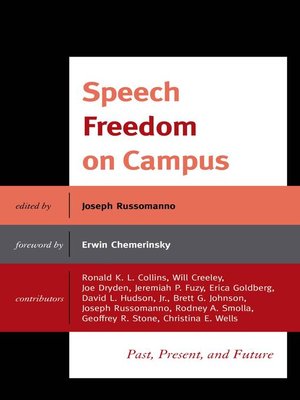cover image of Speech Freedom on Campus